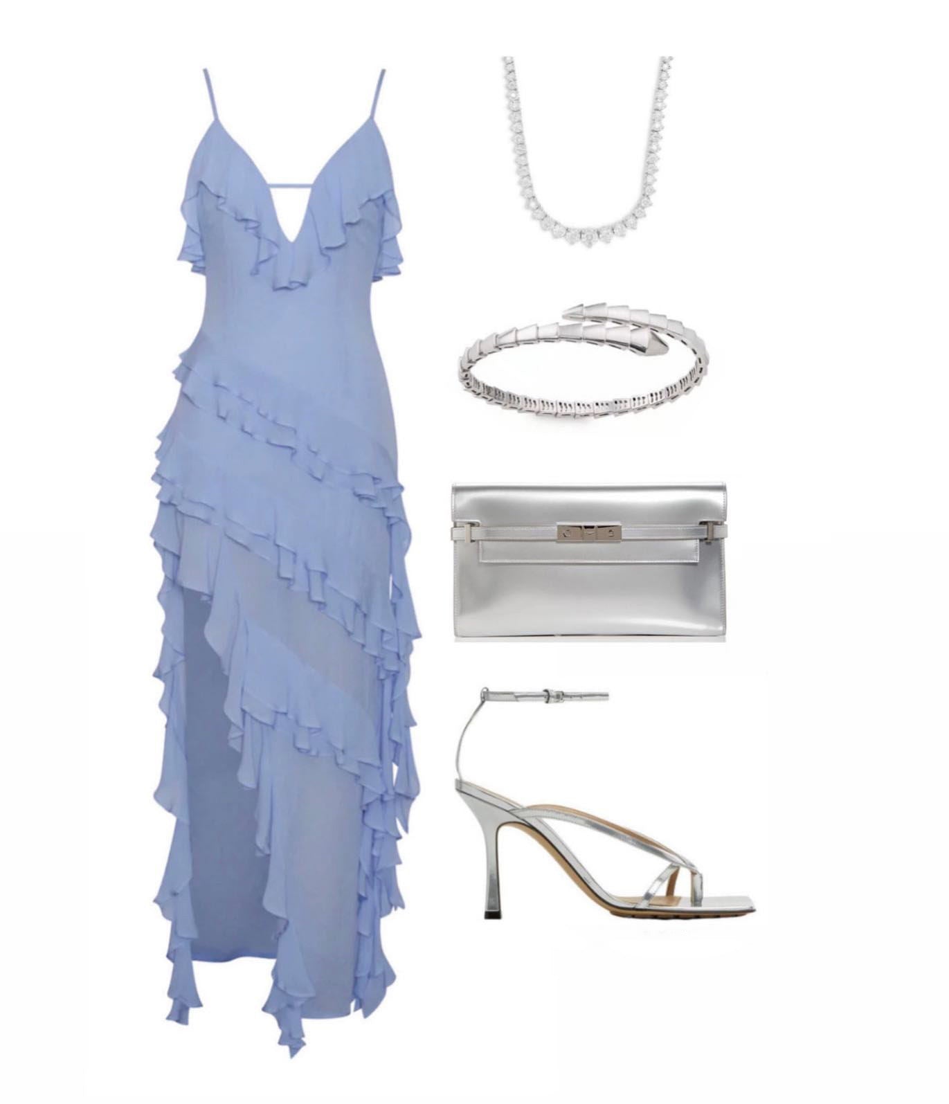 Jacqueline – Sexy Asymmetrische Jurk met Effen Kleur