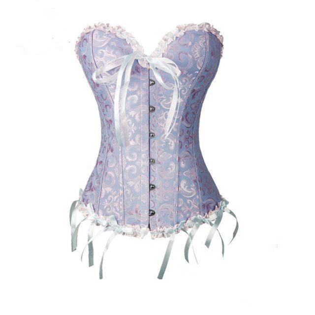 Elegante Dames Push-Up Kanten Corset met Smalle Taille en Slanke Pasvorm – Zomerstijl