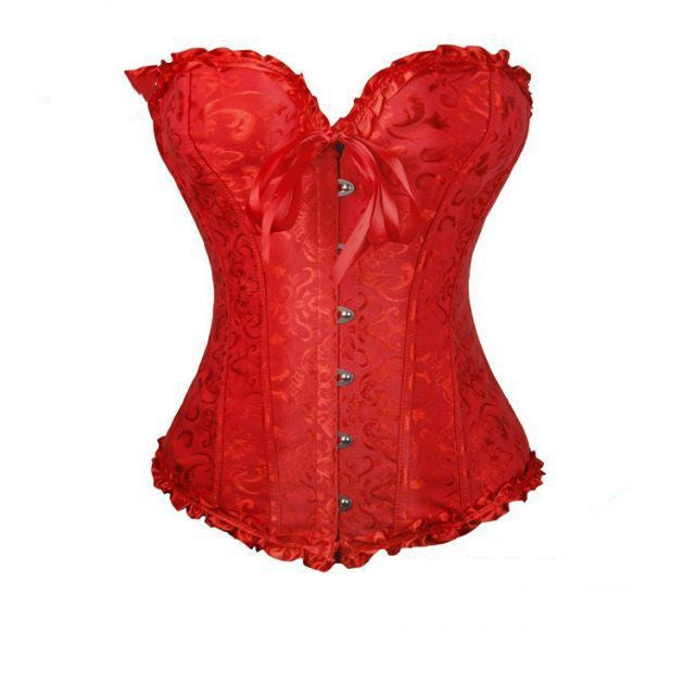 Elegante Dames Push-Up Kanten Corset met Smalle Taille en Slanke Pasvorm – Zomerstijl
