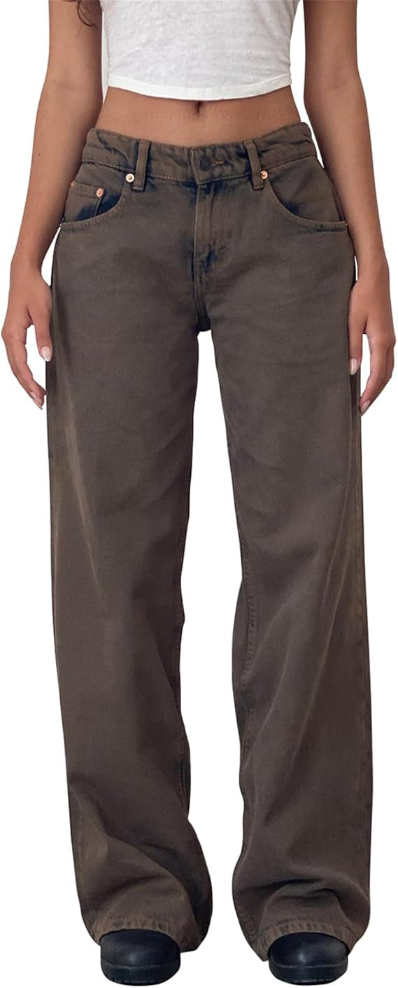 Vanessa – Brede Denim Broek met Vrouwelijke Snit