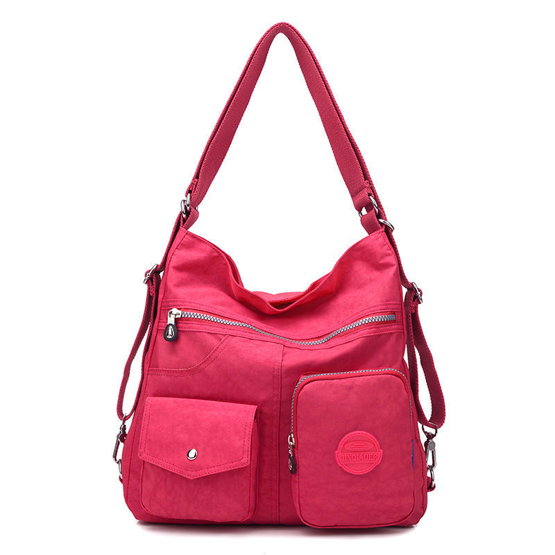 Ruth – Luxe Waterdichte Nylon Schoudertas met Grote Capaciteit