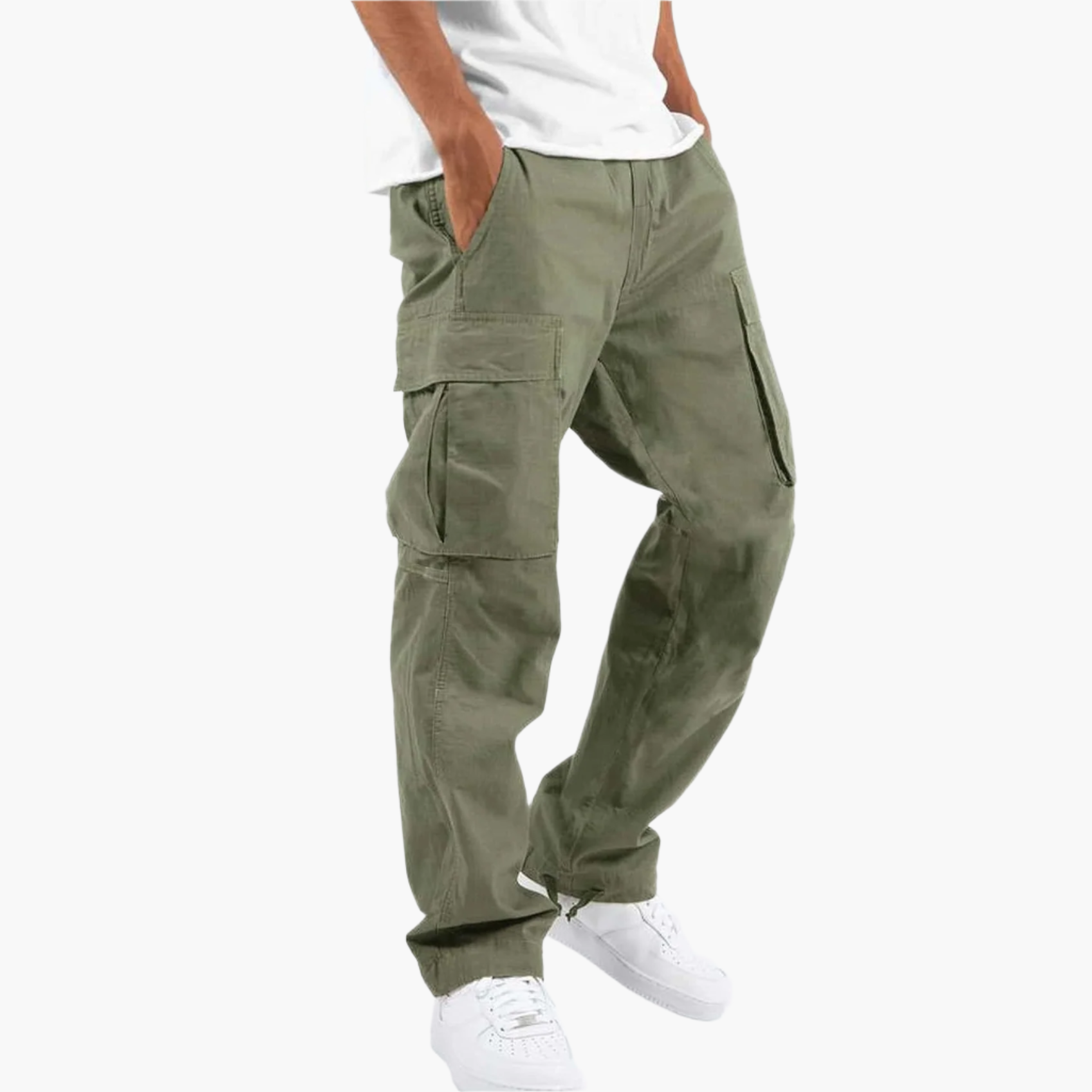 Heren Cargo Broek – Comfortabele Streetwear Stijl voor Dagelijks Gebruik