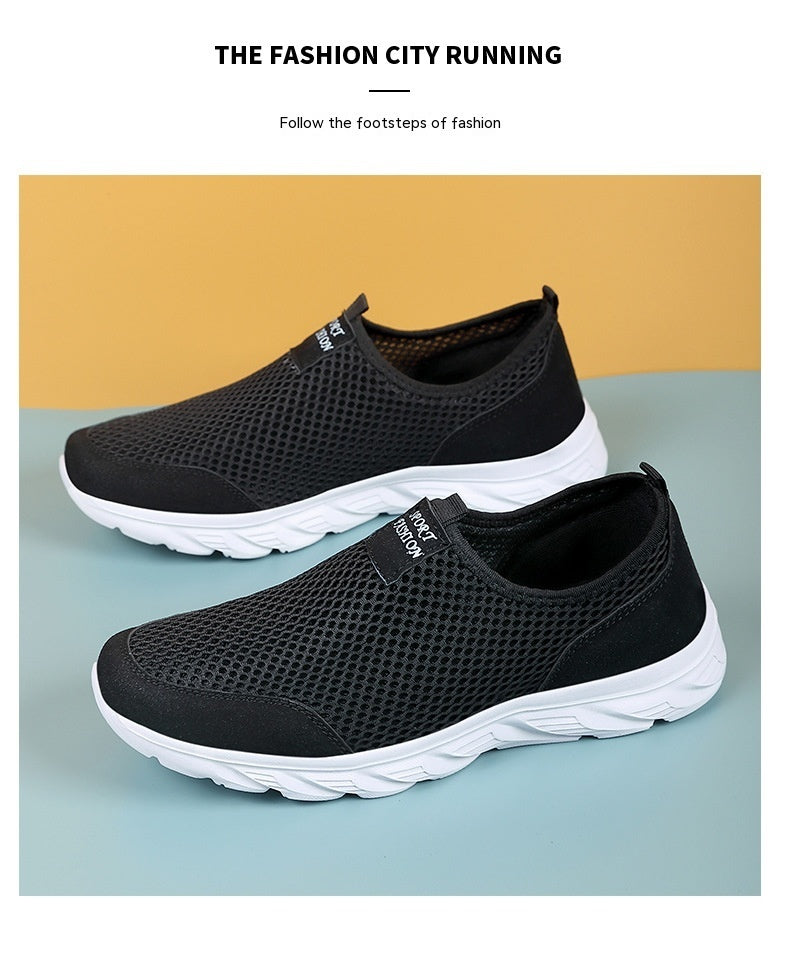 Kelvin – Ademend Zomer Mesh Instap Sneakers Lichtgewicht Reis Schoenen