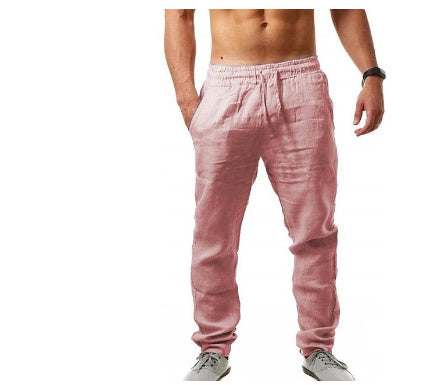 James – Ademend Linnen Vrijetijdsbroek voor Mannen