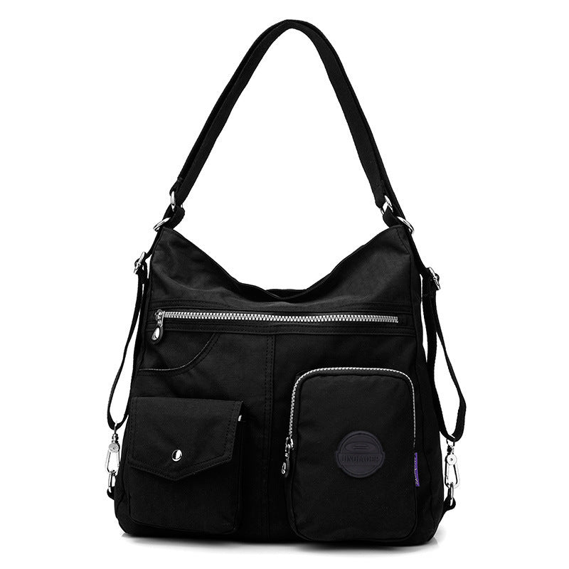 Ruth – Luxe Waterdichte Nylon Schoudertas met Grote Capaciteit