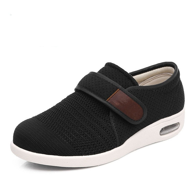 Heren comfortabele orthopedische klittenbandschoenen – ademend en lichtgewicht