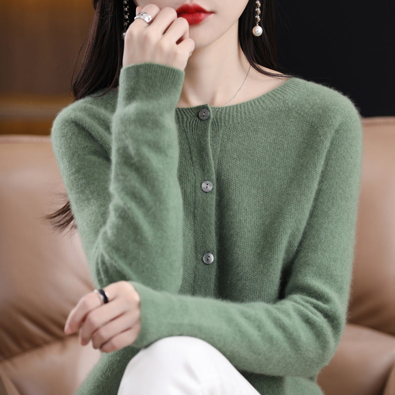 Nicole – Losvallende Cashmere Cardigan voor Dames