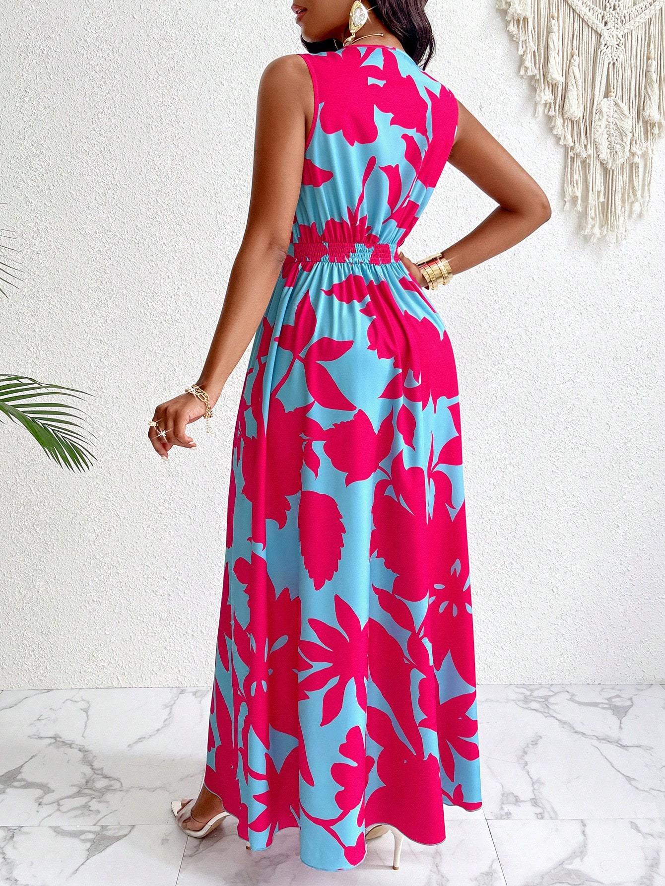 Holly – Jurk Met Diepe V-Hals En Aangesnoerde Taille