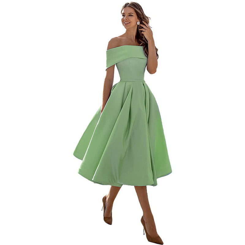 Charlotte – Modieuze Strapless Zijden Feestjurk
