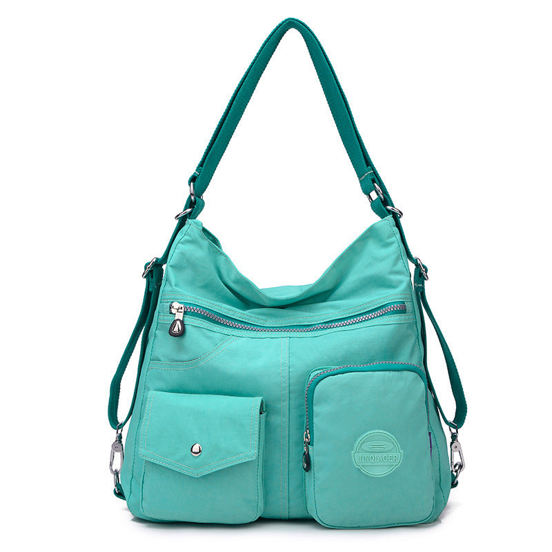 Ruth – Luxe Waterdichte Nylon Schoudertas met Grote Capaciteit