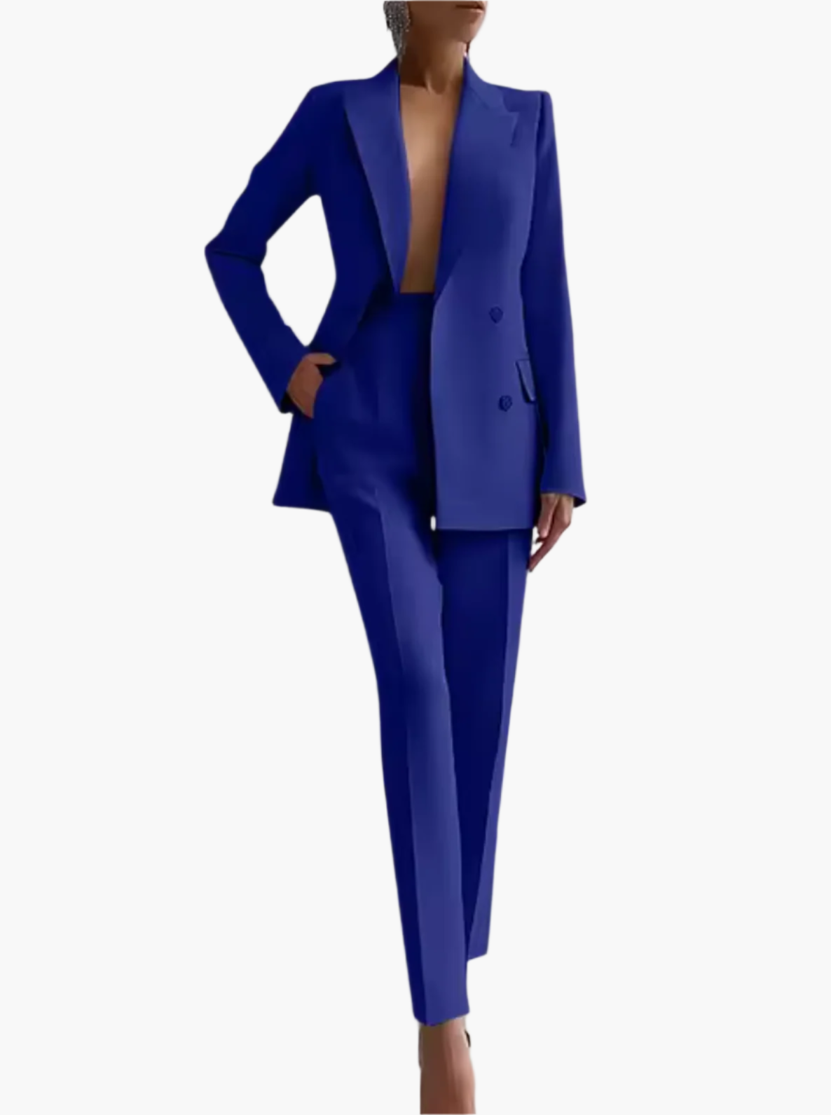 Dames Blazer Broekpak – Elegante Business Suit voor Kantoor en Feestelijke Gelegenheden