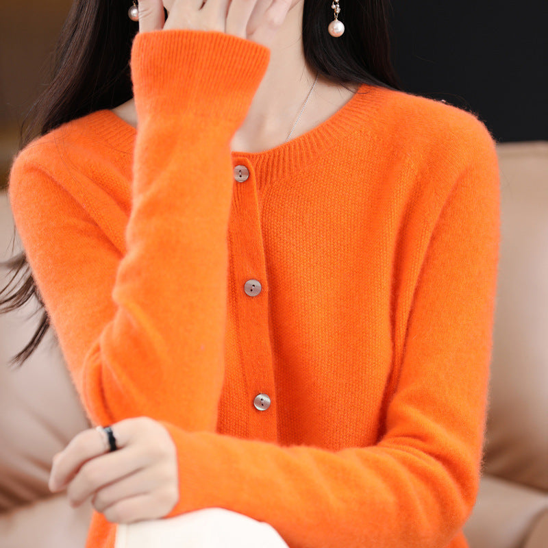Nicole – Losvallende Cashmere Cardigan voor Dames