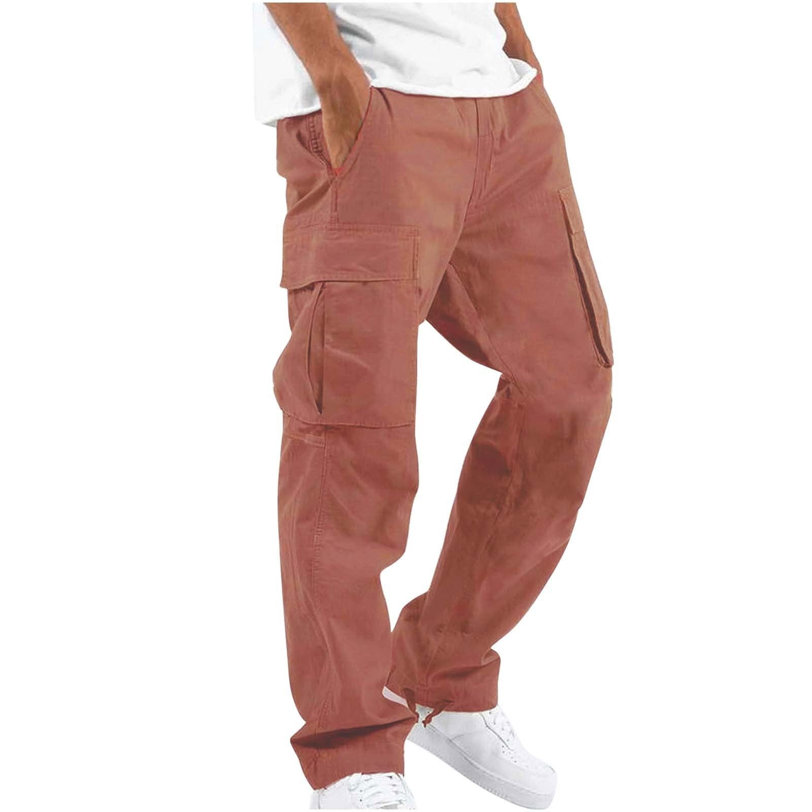Heren Cargo Broek in Casual Streetwear Stijl met Multifunctionele Zakken