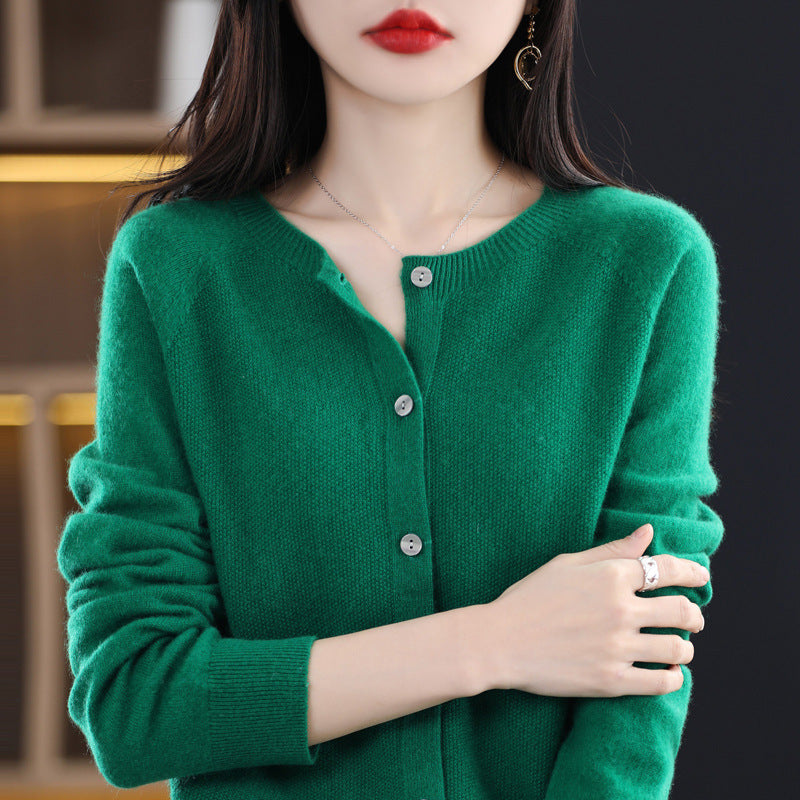 Nicole – Losvallende Cashmere Cardigan voor Dames