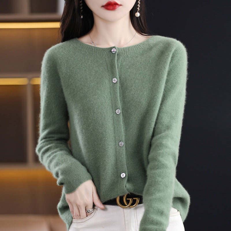 Nicole – Losvallende Cashmere Cardigan voor Dames