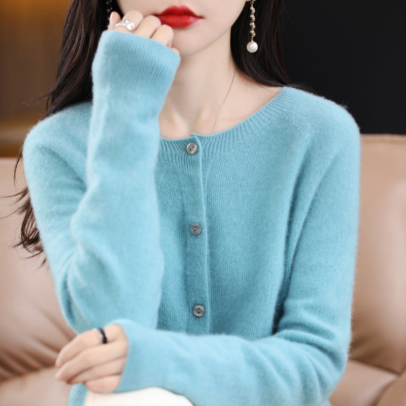 Nicole – Losvallende Cashmere Cardigan voor Dames