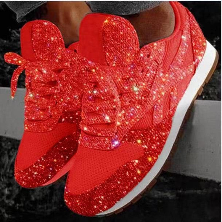 Pamela – Modieuze Glittersneakers voor Dames