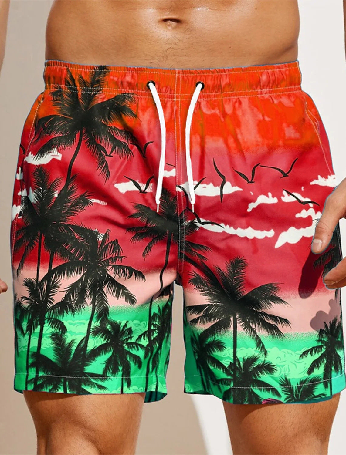 Stan – Losse Strandbroek met 3D-Print