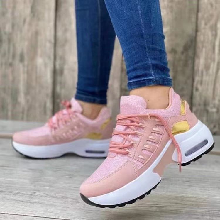 Linda – Casual Sneakers met Mesh en Veters
