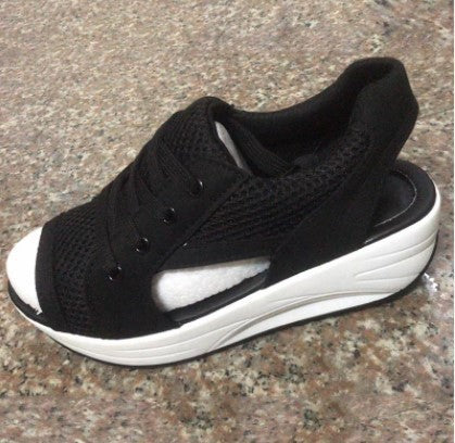 Janet – Sportieve Open Sneaker Sandalen – Ademend Mesh en Comfortabele Zool