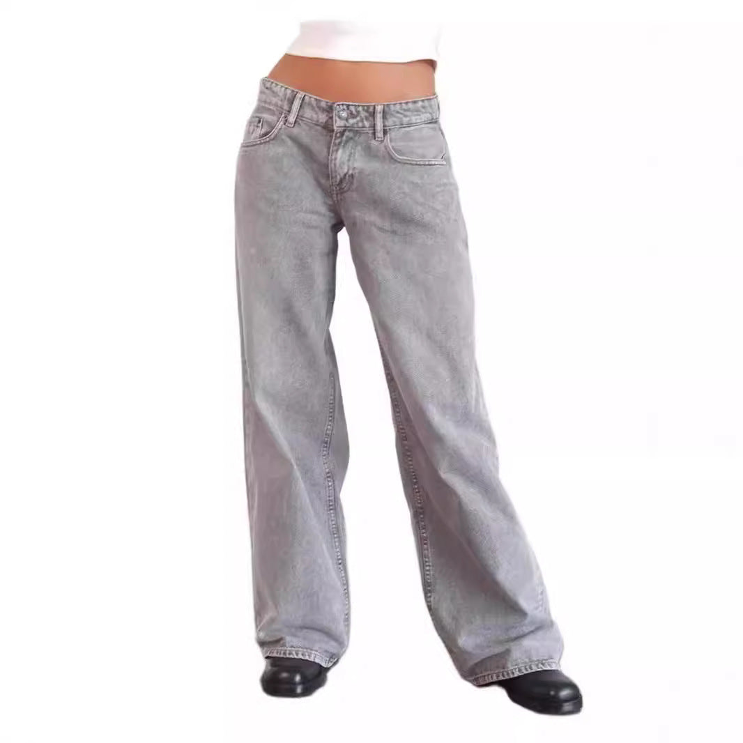 Vanessa – Brede Denim Broek met Vrouwelijke Snit