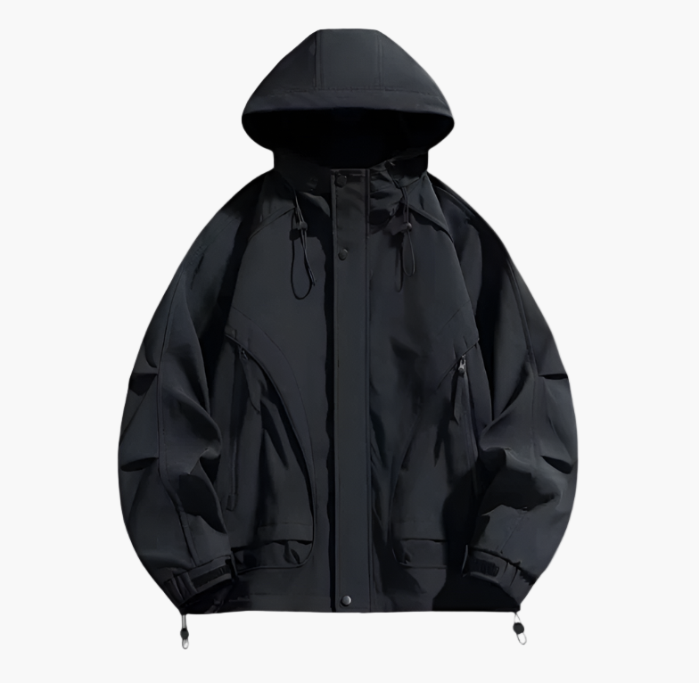 Heren Winddichte Outdoor Jas – Sportieve Waterdichte Windbreaker voor Avonturen en Dagelijks Gebruik