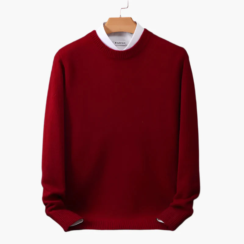Heren Klassieke Pullover met Kraag – Stijlvolle Trui voor Zakelijk en Casual
