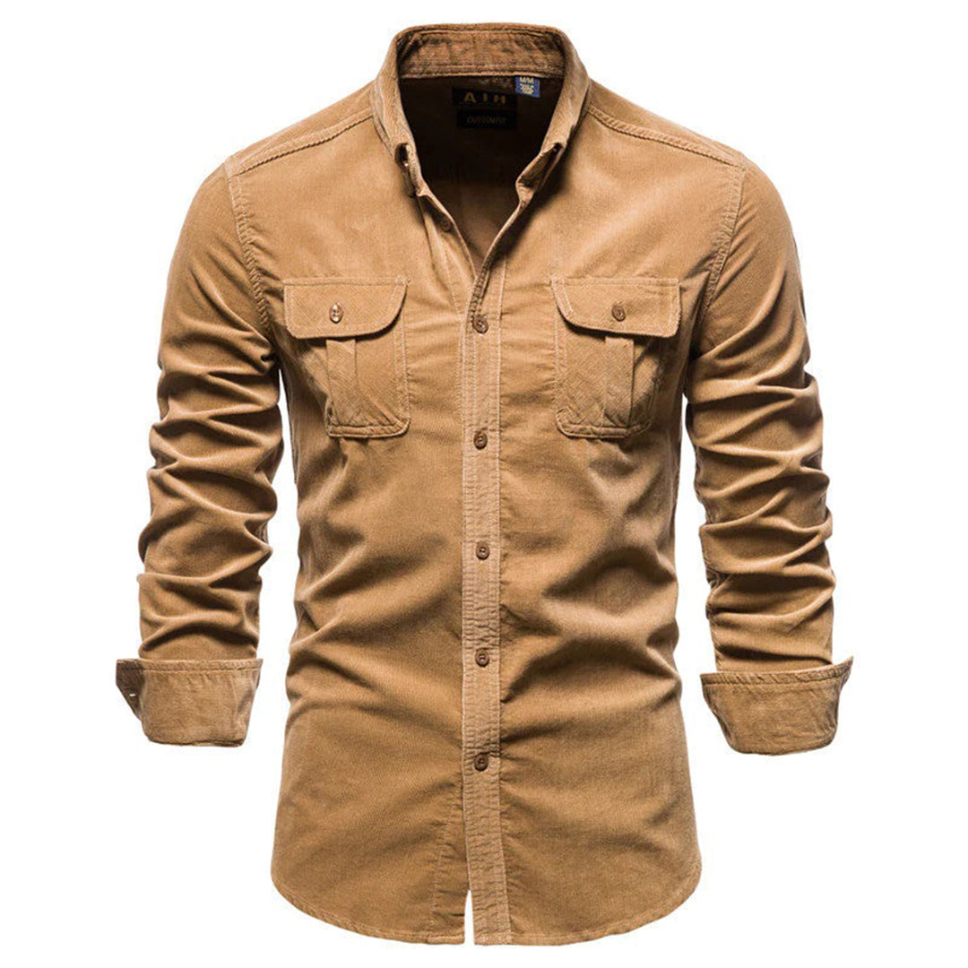 Heren Corduroy Overhemd – Casual & Stijlvol Overhemd voor Dagelijks Gebruik