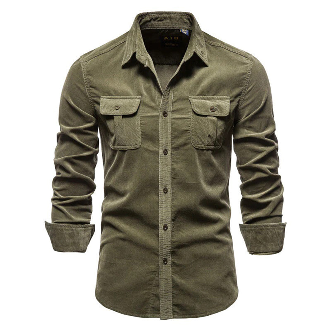 Heren Corduroy Overhemd – Casual & Stijlvol Overhemd voor Dagelijks Gebruik