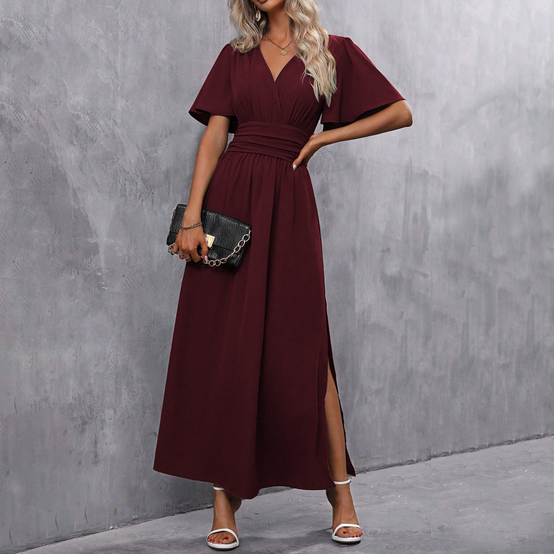 Elizabeth – Elegante Split Jurk