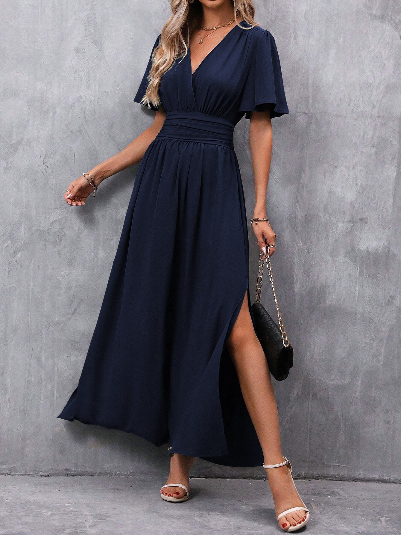 Elizabeth – Elegante Split Jurk