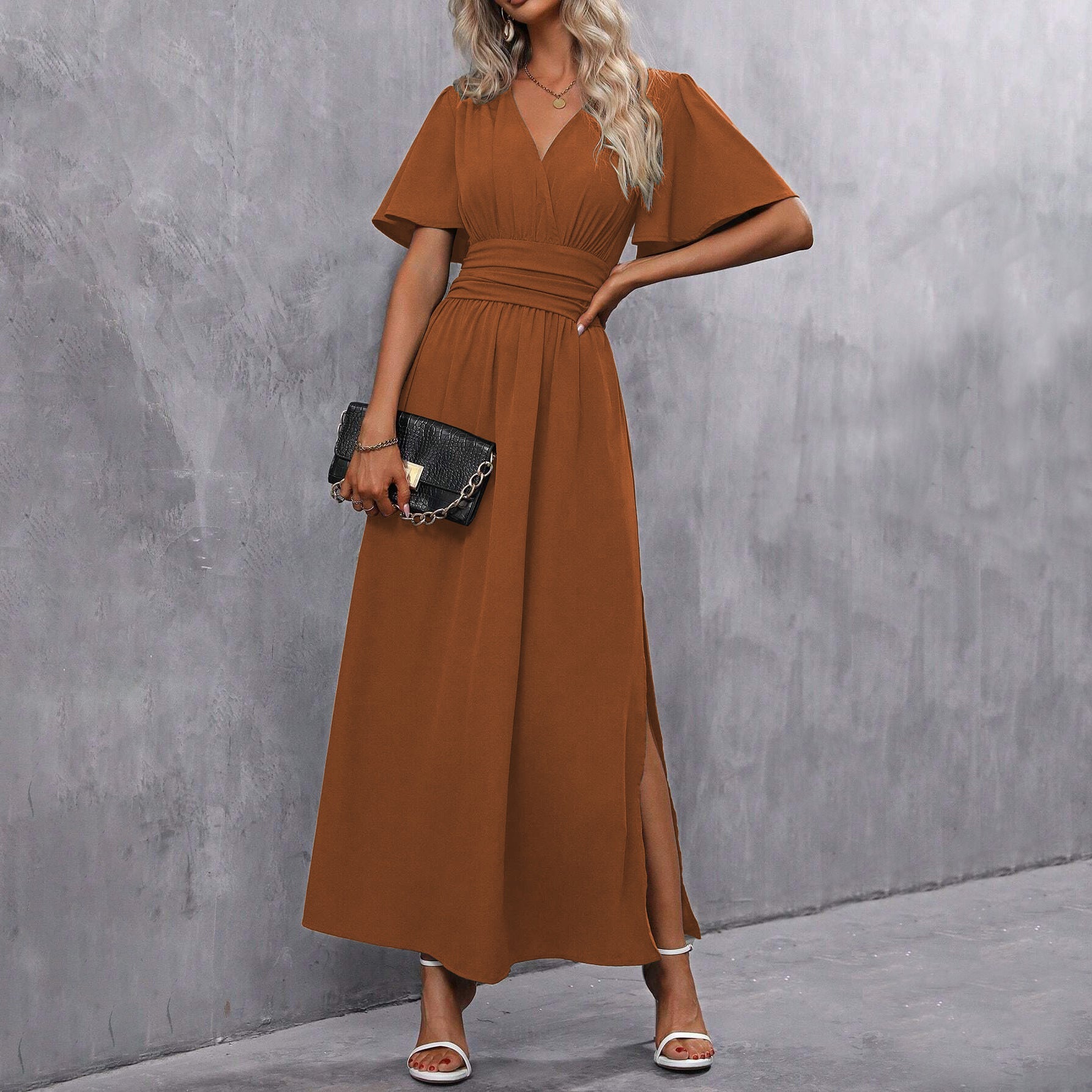 Elizabeth – Elegante Split Jurk