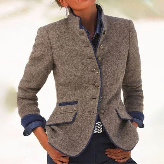 Dames Blazer Klassiek Modern – Stijlvolle Jas voor Zakelijk & Casual