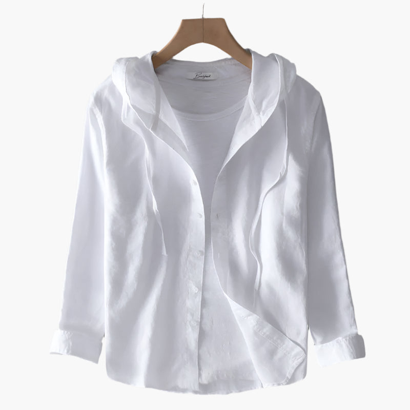 Dames Casual Stijl Hoodie Overhemd – Comfortabel en Elegant voor Dagelijks Gebruik