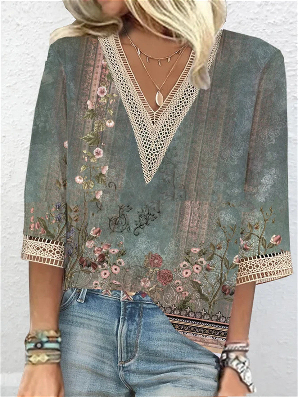 Tanya – Mouwloos Casual T-shirt met Print voor Dames