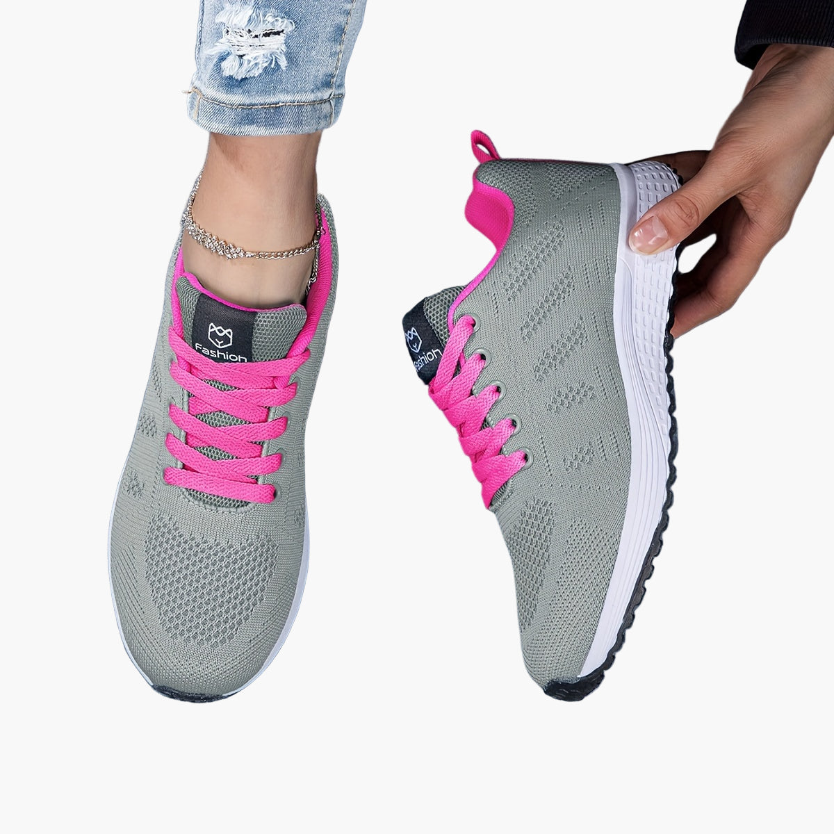 Dames Sportschoenen voor Casual en Fitness – Comfortabele Trendy Sneakers