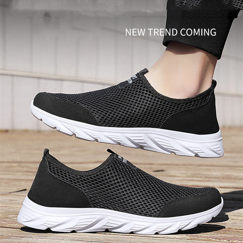 Kelvin – Ademend Zomer Mesh Instap Sneakers Lichtgewicht Reis Schoenen