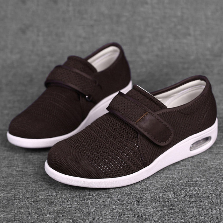Heren comfortabele orthopedische klittenbandschoenen – ademend en lichtgewicht