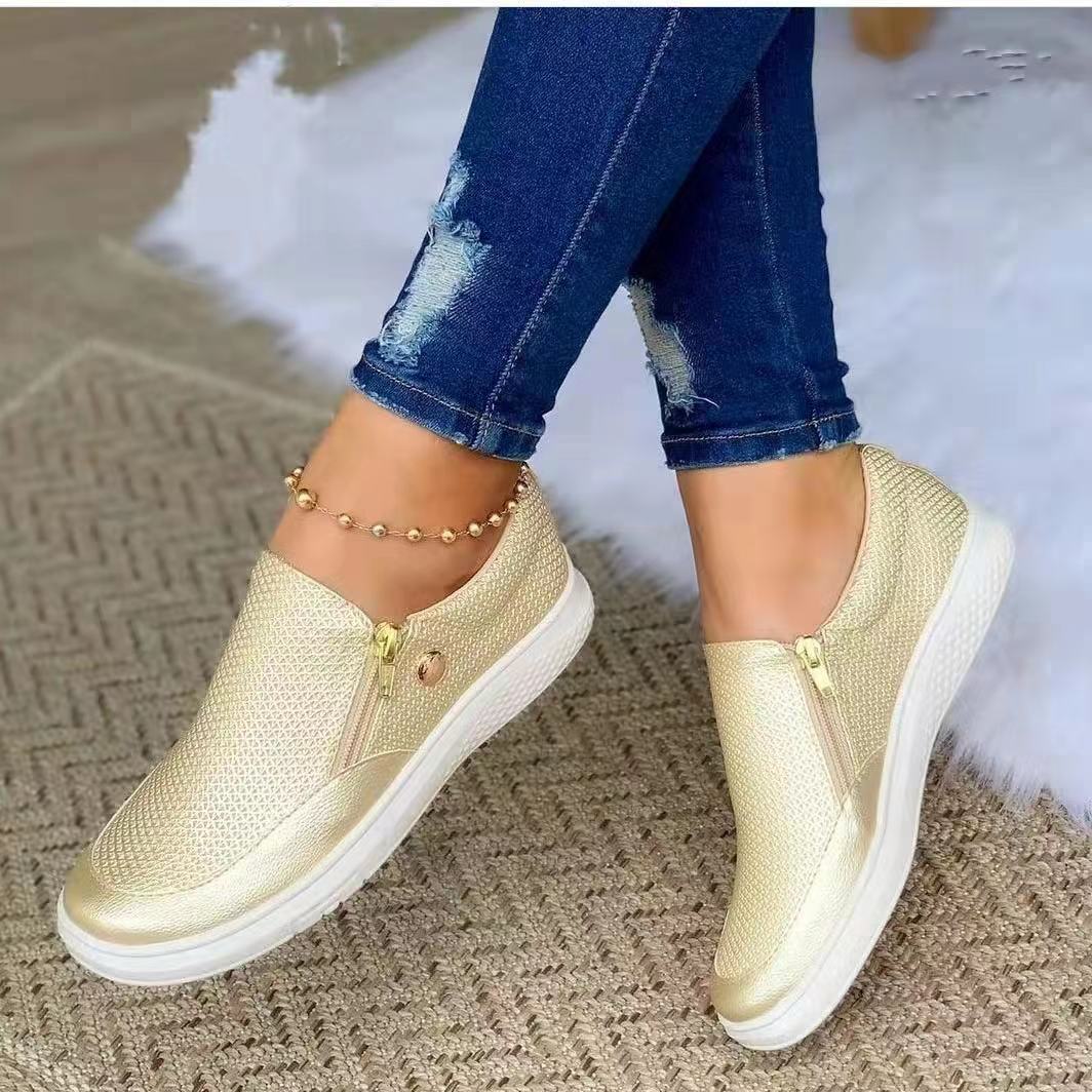 Leah – Casual Sports Rits Sneakers voor Dames