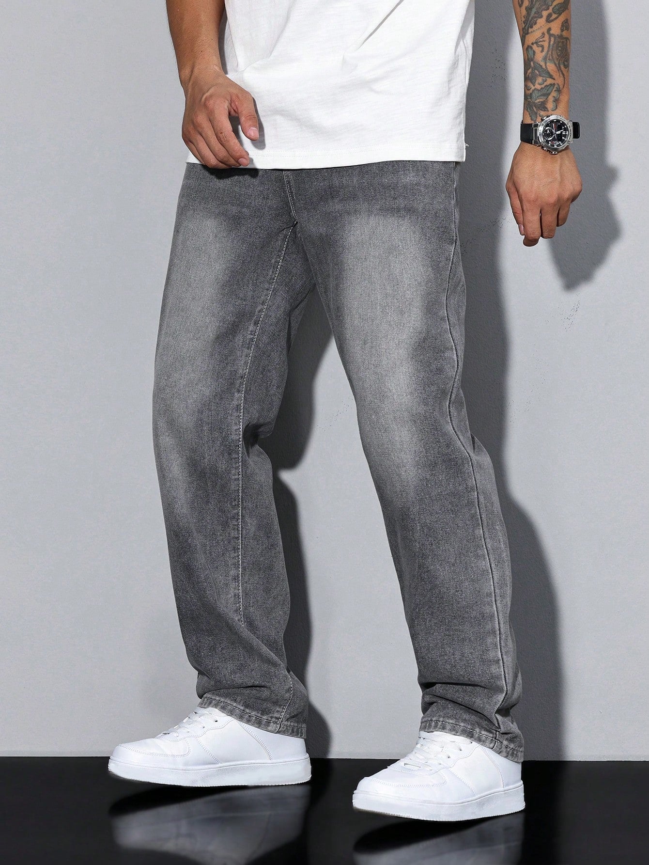 Heren Losse Casual Jeans Streetwear Comfortabele Spijkerbroek