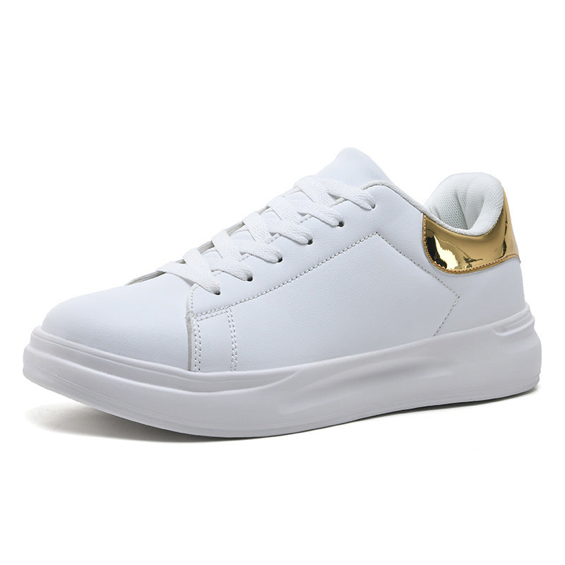 Norman – Grote Maat Witte Waterdichte Sneakers van Vegan Leer