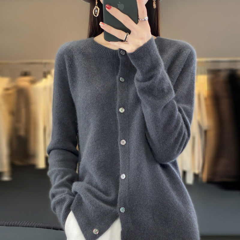 Nicole – Losvallende Cashmere Cardigan voor Dames