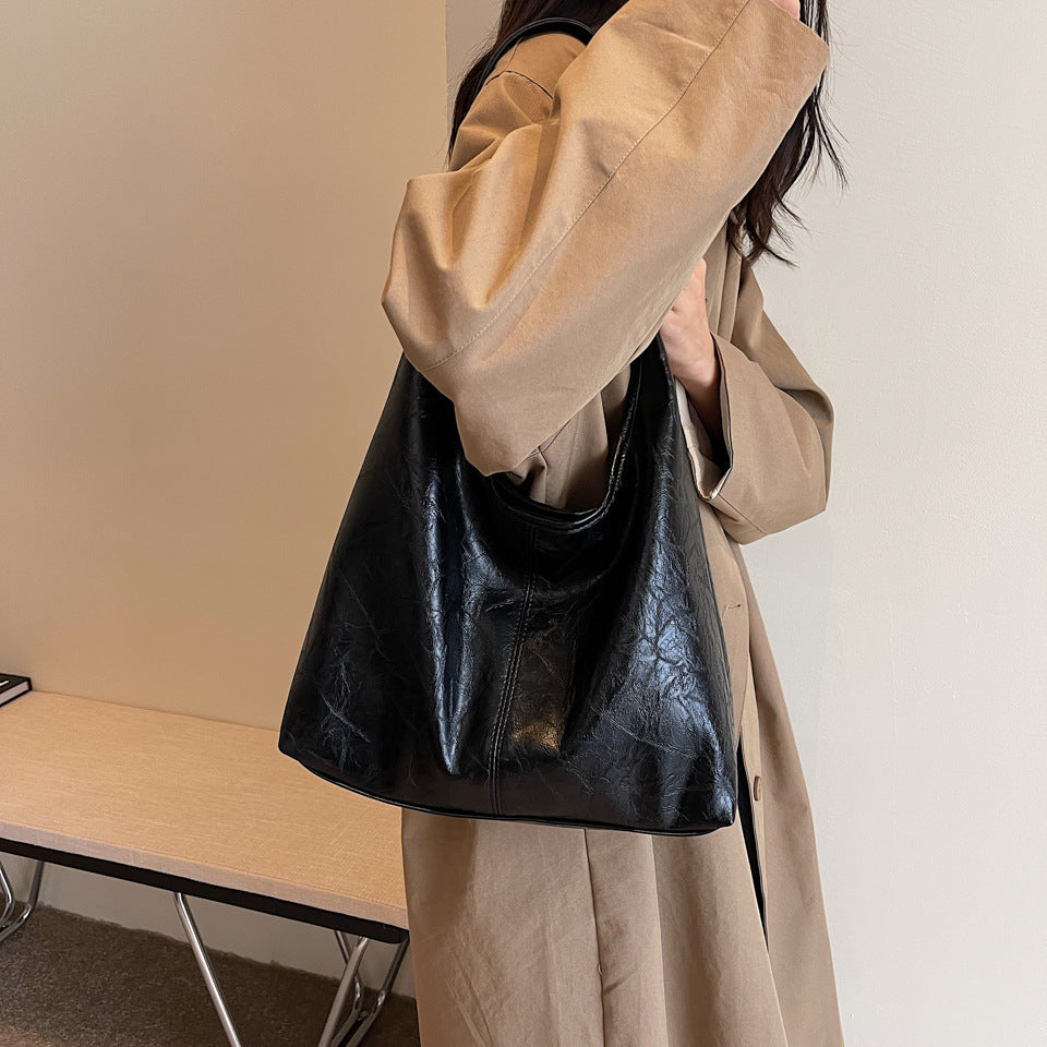 Anna – Vintage Designer Damestas met Grote Capaciteit voor Herfst en Winter