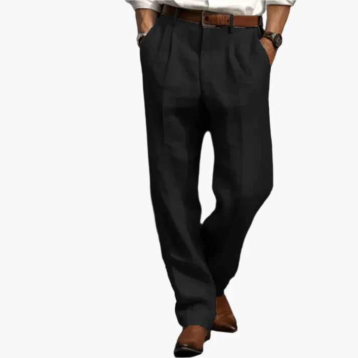 Heren Retro Chino Broek – Klassiek Comfort voor Casual en Zakelijk Gebruik