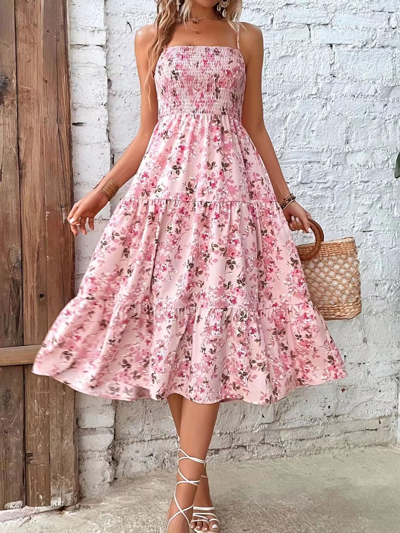 Joy – Zomerjurk met Bloemenstiksels