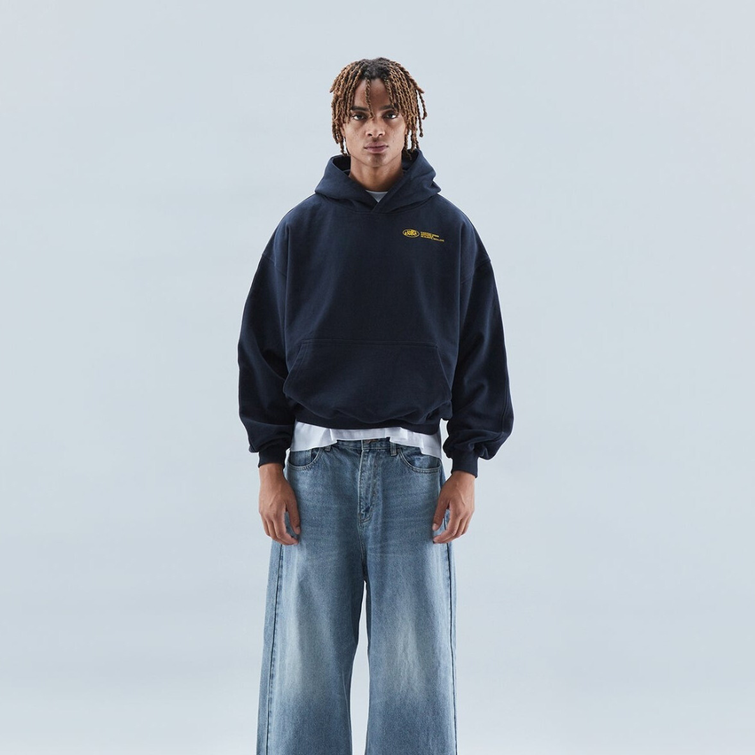 Dames Hoodie met Oversized Pasvorm en Statement Print