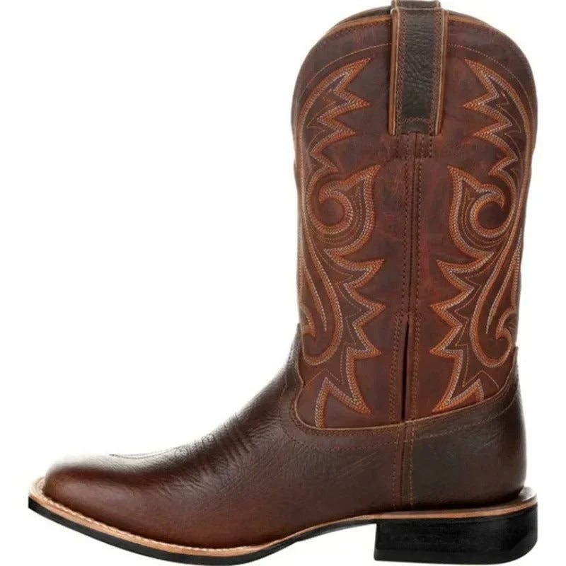 Heren Western Cowboylaarzen - Klassieke Stijl en Comfort voor Dagelijks Gebruik