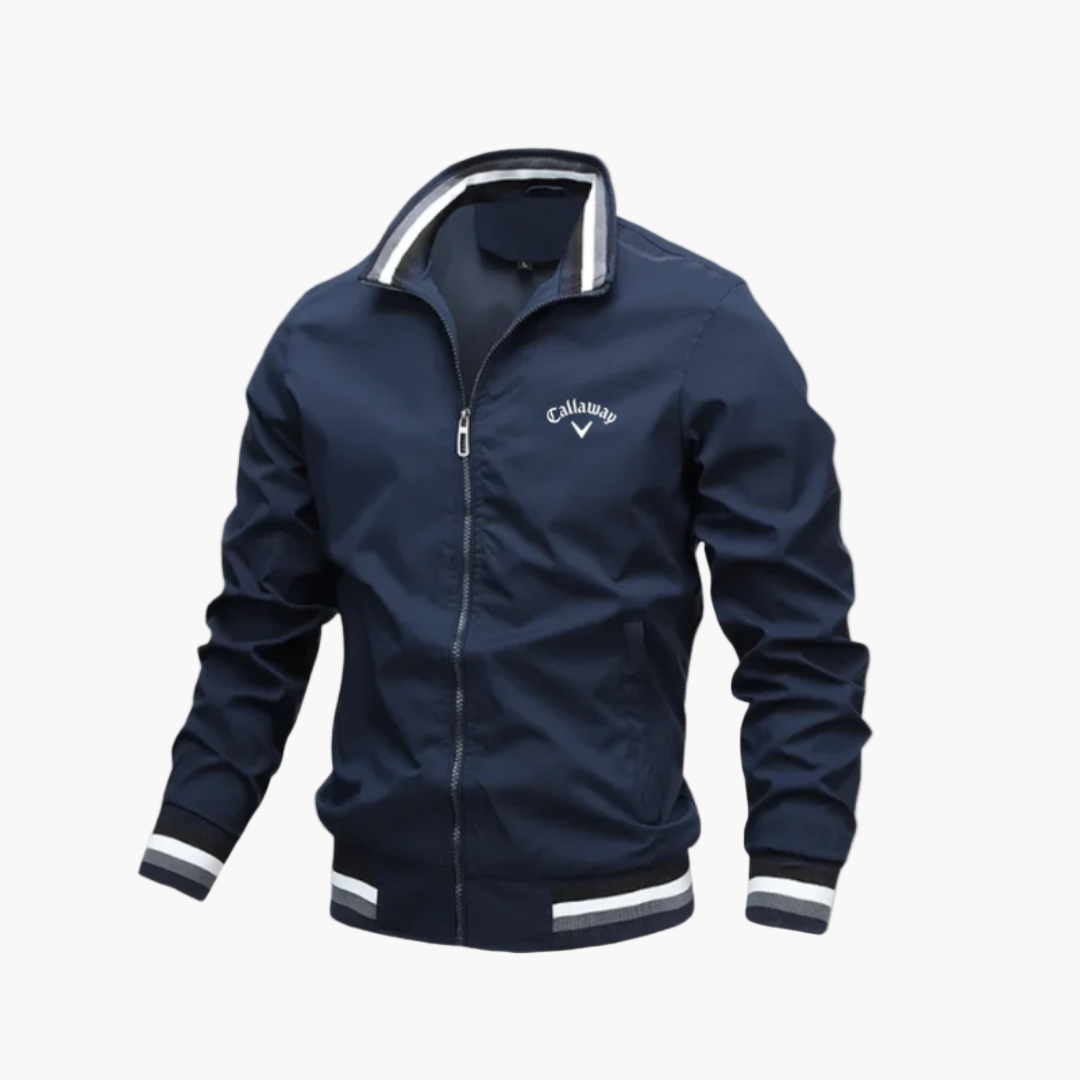 Heren Golfjack Windbreaker – Sportief Waterafstotend Jasje voor Golf, Reizen en Vrije Tijd