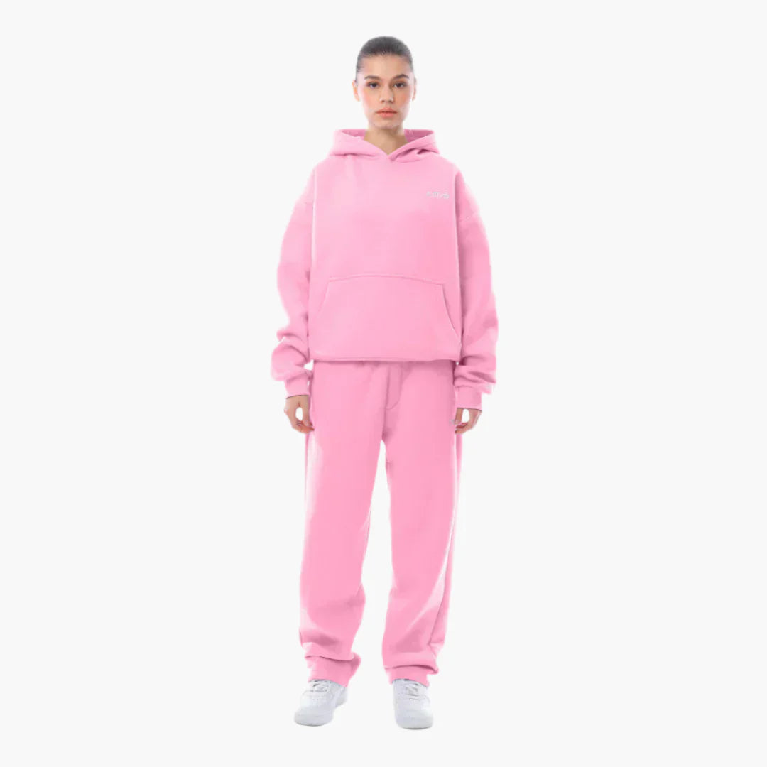 Dames 2-delig trainingspak – hoodie & joggingbroek voor sport en lounge
