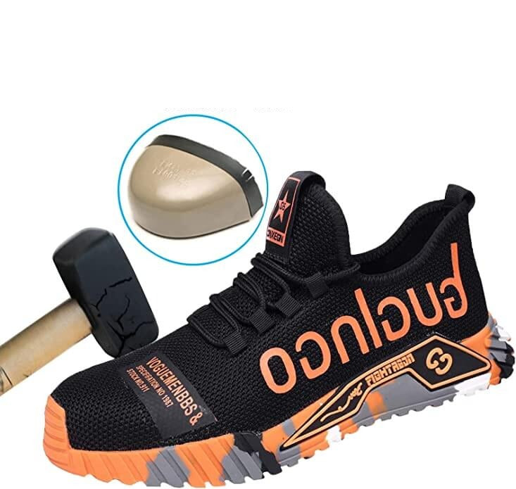 Heren Veiligheidsschoenen Sportieve Werkschoenen met Stalen Neus voor Bouw en Outdoor